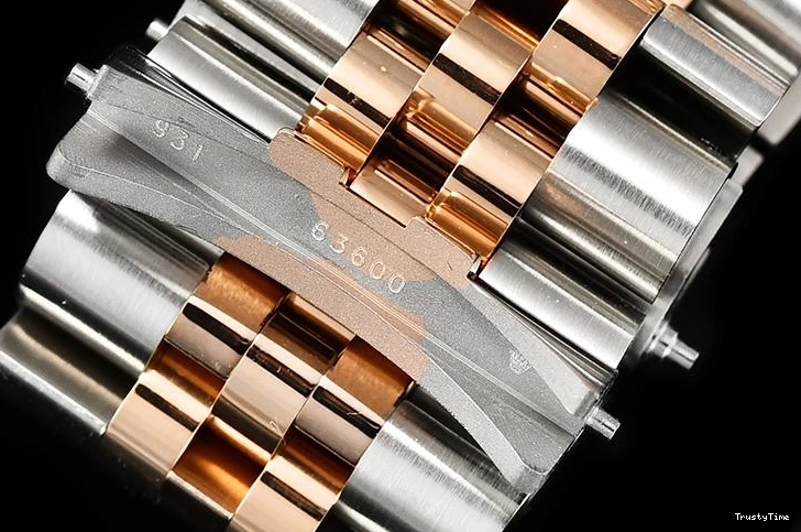 0226 Efficient ROLACC030 – 904L RG SS Jubilee Bracelet for Datejust 36mm 850